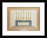 The high altar for the marriage of Napoleon I and Marie-Louise of Austria, ca 1805-1809 by Anonymous