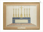 The high altar for the marriage of Napoleon I and Marie-Louise of Austria, ca 1805-1809 by Anonymous