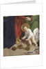 The Holy Kinship. Detail: The infant John the Baptist with a baby walker, 1510 by Anonymous