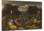 The Israelites gathering Manna, 1638 by Anonymous