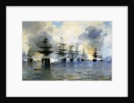 The Naval Battle of Navarino on 20 October 1827, 1888 by Anonymous