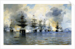 The Naval Battle of Navarino on 20 October 1827, 1888 by Anonymous