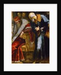 The Prophet Nathan rebukes King David, Early 17th cen by Anonymous