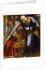 The Prophet Nathan rebukes King David, Early 17th cen by Anonymous