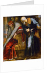 The Prophet Nathan rebukes King David, Early 17th cen by Anonymous