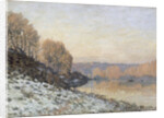 The Seine in Bougival in Winter, 1872 by Anonymous