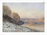 The Seine in Bougival in Winter, 1872 by Anonymous