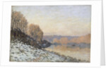 The Seine in Bougival in Winter, 1872 by Anonymous