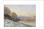 The Seine in Bougival in Winter, 1872 by Anonymous