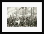 The taking of Saint-Privat-la-Montagne at the Battle of Gravelotte, 1871 by Anonymous