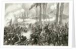The taking of Saint-Privat-la-Montagne at the Battle of Gravelotte, 1871 by Anonymous