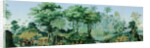 The Views of Brazil. Panoramic wallpaper (detail), c. 1830 by Anonymous