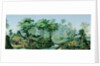 The Views of Brazil. Panoramic wallpaper (detail), c. 1830 by Anonymous