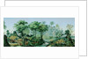 The Views of Brazil. Panoramic wallpaper (detail), c. 1830 by Anonymous