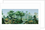 The Views of Brazil. Panoramic wallpaper (detail), c. 1830 by Anonymous