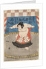 The wrestler Hidenoyama Raigoro, wearing an apron (kesho-mawashi), 1850s by Anonymous