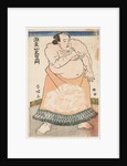 The wrestler Kotozan, wearing an apron (kesho-mawashi), ca 1775 by Anonymous