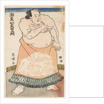 The wrestler Kotozan, wearing an apron (kesho-mawashi), ca 1775 by Anonymous