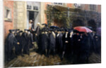 Third Estate representatives locked out of the assembly room Hôtel des Menus-Plaisirs in Versailles, by Anonymous