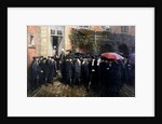Third Estate representatives locked out of the assembly room Hôtel des Menus-Plaisirs in Versailles, by Anonymous