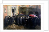 Third Estate representatives locked out of the assembly room Hôtel des Menus-Plaisirs in Versailles, by Anonymous