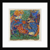 Two girls playing with cat, 1907 by Anonymous