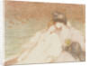 Two Young Women in a Boat (Deux jeunes femmes dans une barque), by Anonymous