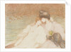 Two Young Women in a Boat (Deux jeunes femmes dans une barque), by Anonymous