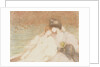 Two Young Women in a Boat (Deux jeunes femmes dans une barque), by Anonymous