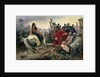 Vercingetorix throws down his arms at the feet of Julius Caesar, 1899 by Anonymous
