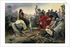 Vercingetorix throws down his arms at the feet of Julius Caesar, 1899 by Anonymous