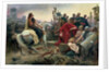 Vercingetorix throws down his arms at the feet of Julius Caesar, 1899 by Anonymous