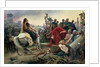 Vercingetorix throws down his arms at the feet of Julius Caesar, 1899 by Anonymous