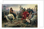 Vercingetorix throws down his arms at the feet of Julius Caesar, 1899 by Anonymous
