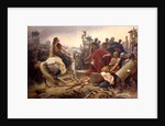 Vercingetorix throws down his arms at the feet of Julius Caesar, 1899 by Anonymous