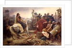 Vercingetorix throws down his arms at the feet of Julius Caesar, 1899 by Anonymous