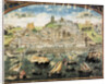 View of Lisbon. Miniature from Crónica de Dom Afonso Henriques by Duarte Galvão, ca. 1505-1510 by Anonymous