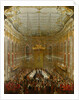 Wedding Supper in the Redoute Hall of the Vienna Hofburg, 1760, 1763 by Anonymous