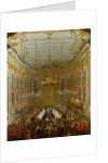 Wedding Supper in the Redoute Hall of the Vienna Hofburg, 1760, 1763 by Anonymous