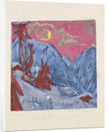 Winter Night with Moon, 1919 by Anonymous