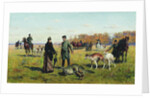 Wolf Bound, 1891 by Anonymous