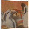 Woman having her hair combed, 1896 by Anonymous