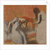 Woman having her hair combed, 1896 by Anonymous