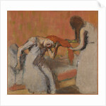 Woman having her hair combed, 1896 by Anonymous