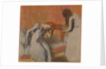 Woman having her hair combed, 1896 by Anonymous