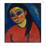 Woman with red blouse, 1911 by Anonymous