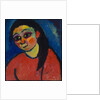 Woman with red blouse, 1911 by Anonymous