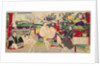 Wrestling match Koyonagi Tsunekichi vs Arauma Daigoro, 1885 by Anonymous