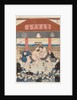Wrestling match Koyonagi vs Kaganiiva, 1850s by Anonymous