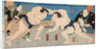 Wrestling match Shiranui vs Jimmaku, 1860s by Anonymous
